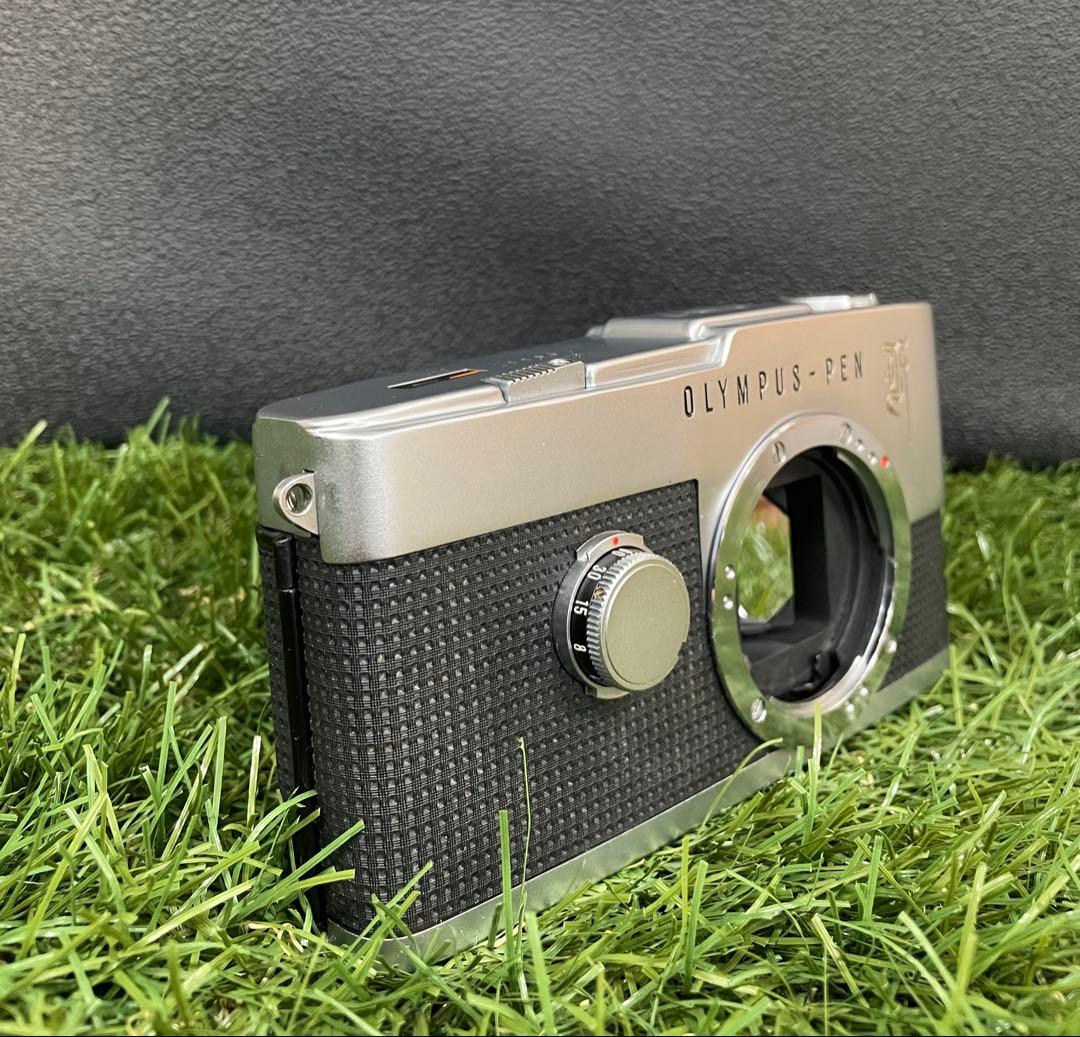 【OH済・花文字】OLYMPUS-PEN F ボディ 動作絶好調 希少品