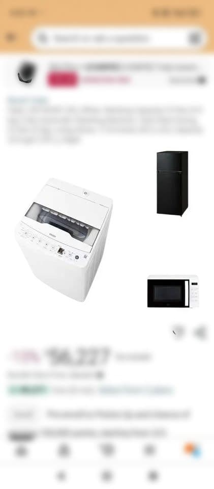 家電3点セット - 冷蔵庫,電子レンジ ,洗濯機（Haier）