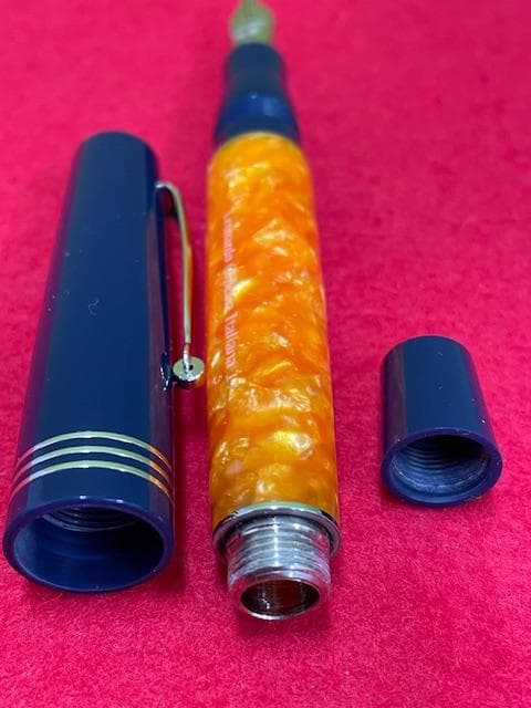 未使用品 レオナルド 万年筆 モーメントゼロ トラモントCT 14K F 即送