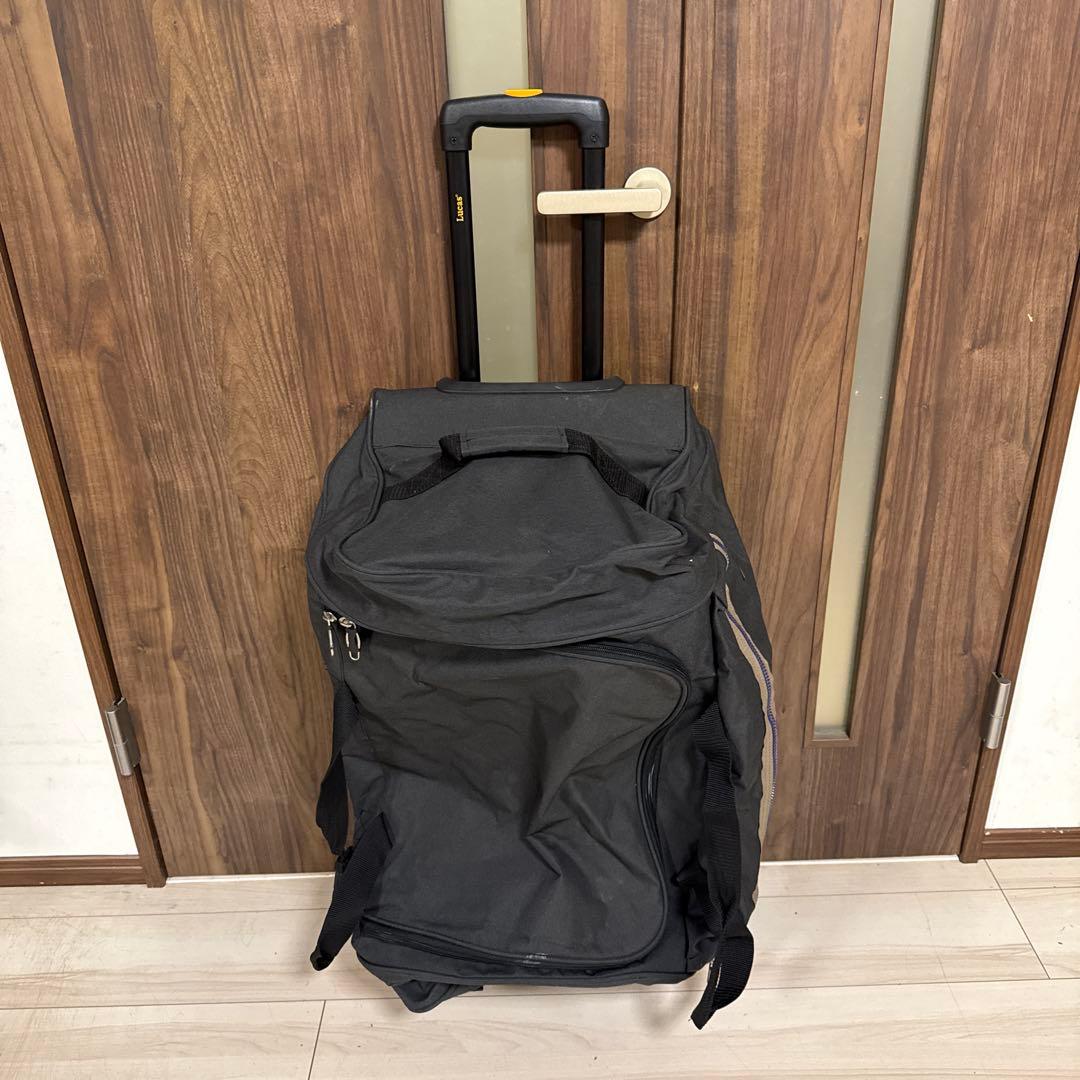 美品　Lucas ボストンキャリーバッグ