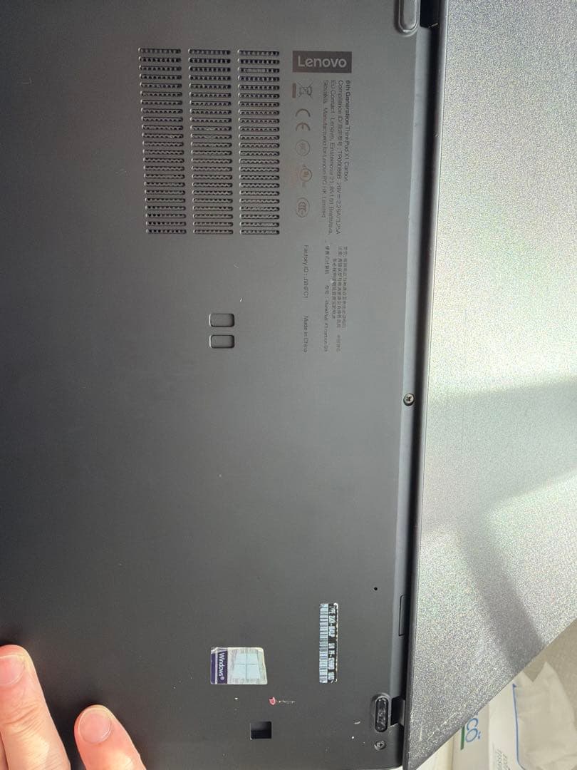 Windowsノート本体 Lenovo ThinkPad X1 Carbon (6th Gen)