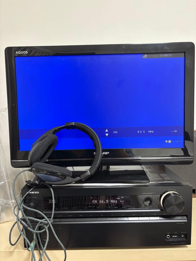 ☆実働品★ONKYO★7.1chAVアンプ★TX-NR616黒色★新品リモコン付