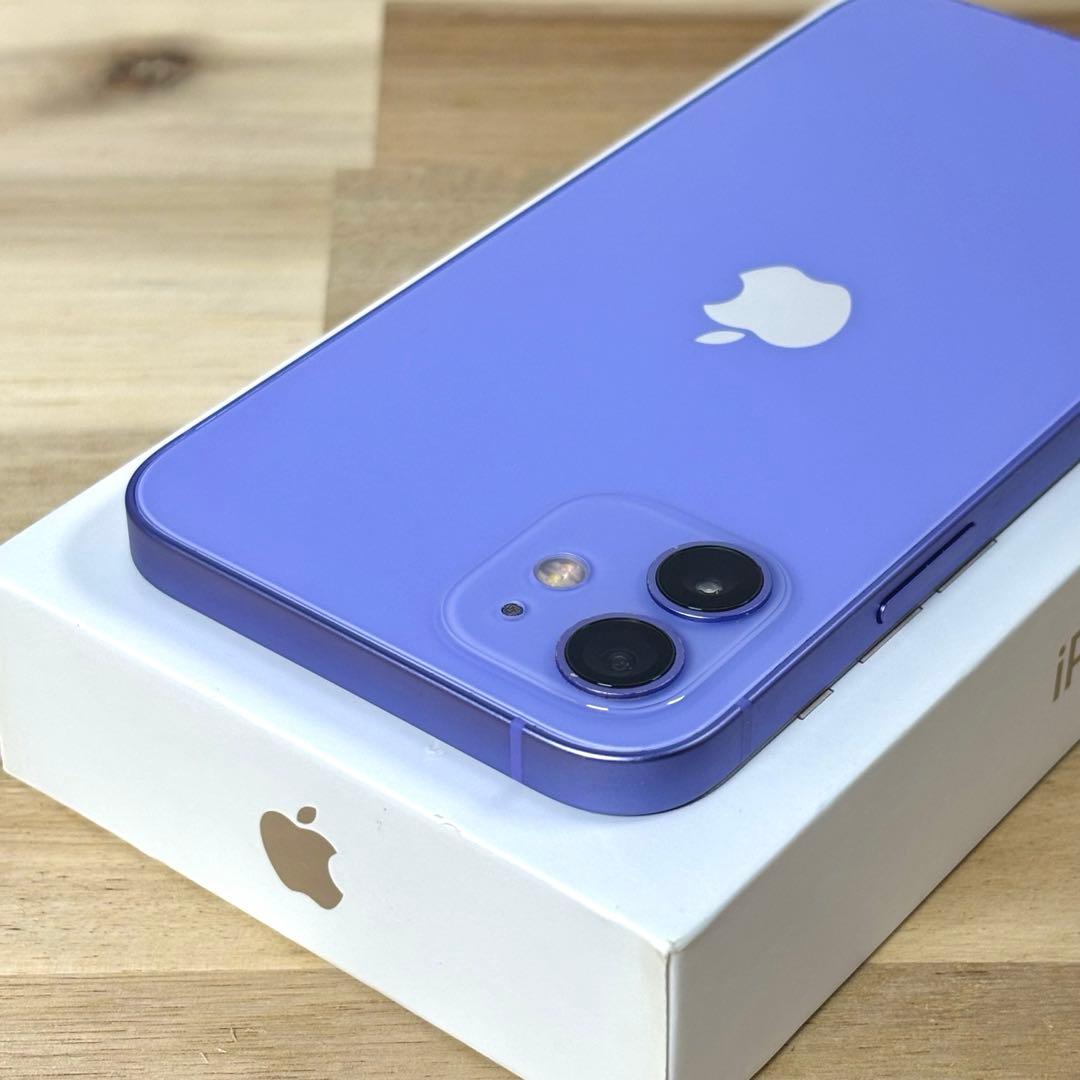 【電池新品100%】iPhone 12 128GB |パープル|SIMフリー