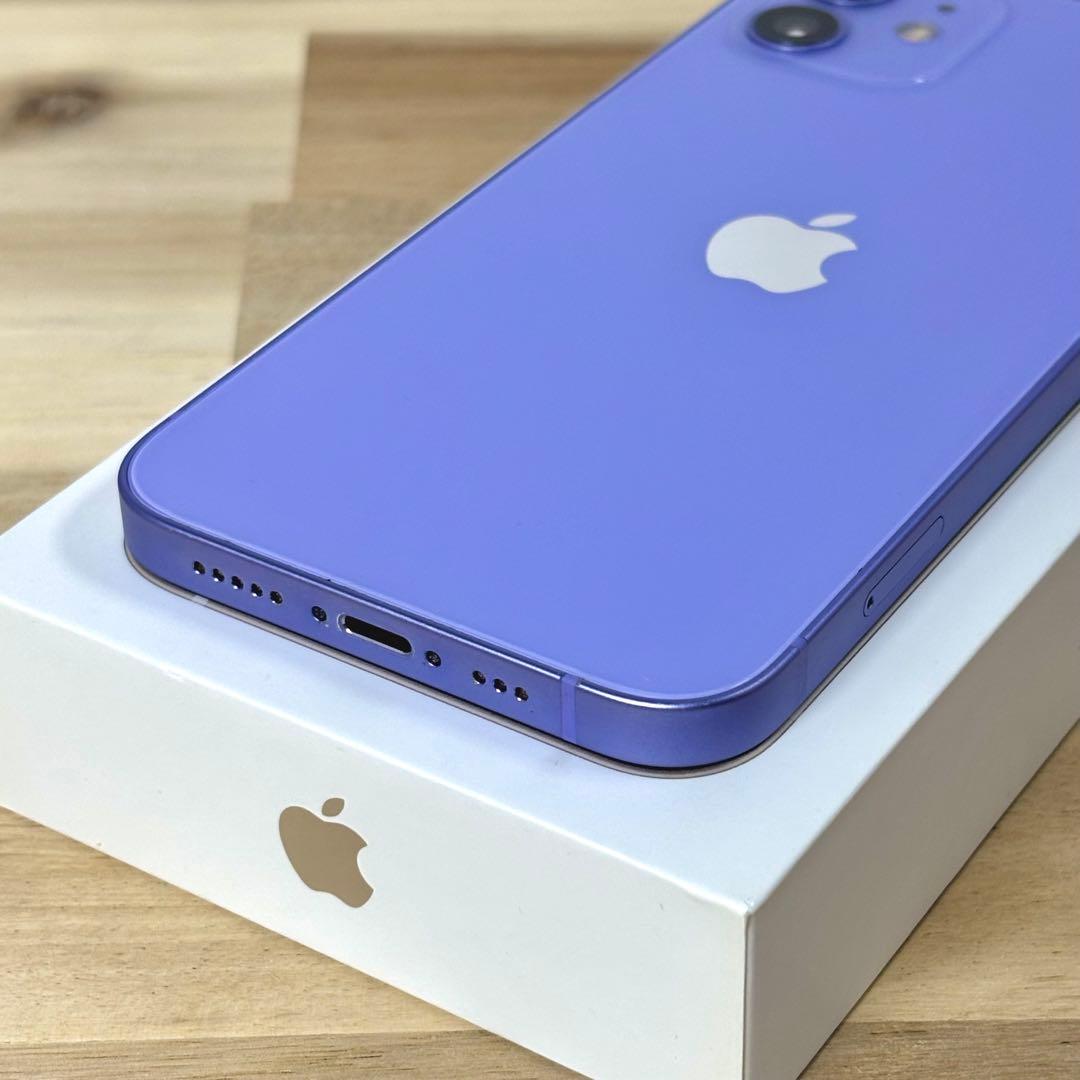 【電池新品100%】iPhone 12 128GB |パープル|SIMフリー