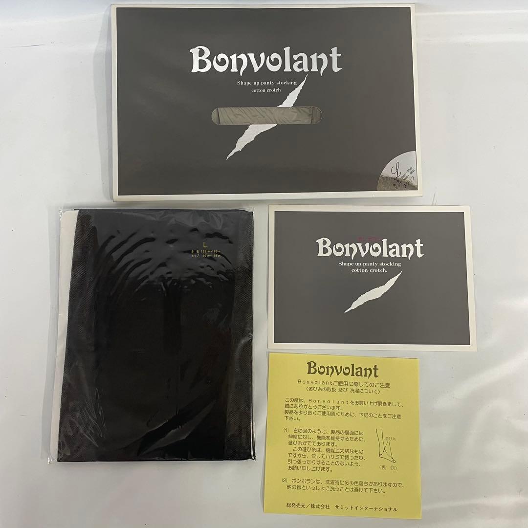 Bonvolant 着圧レギンス Lサイズ ブラック