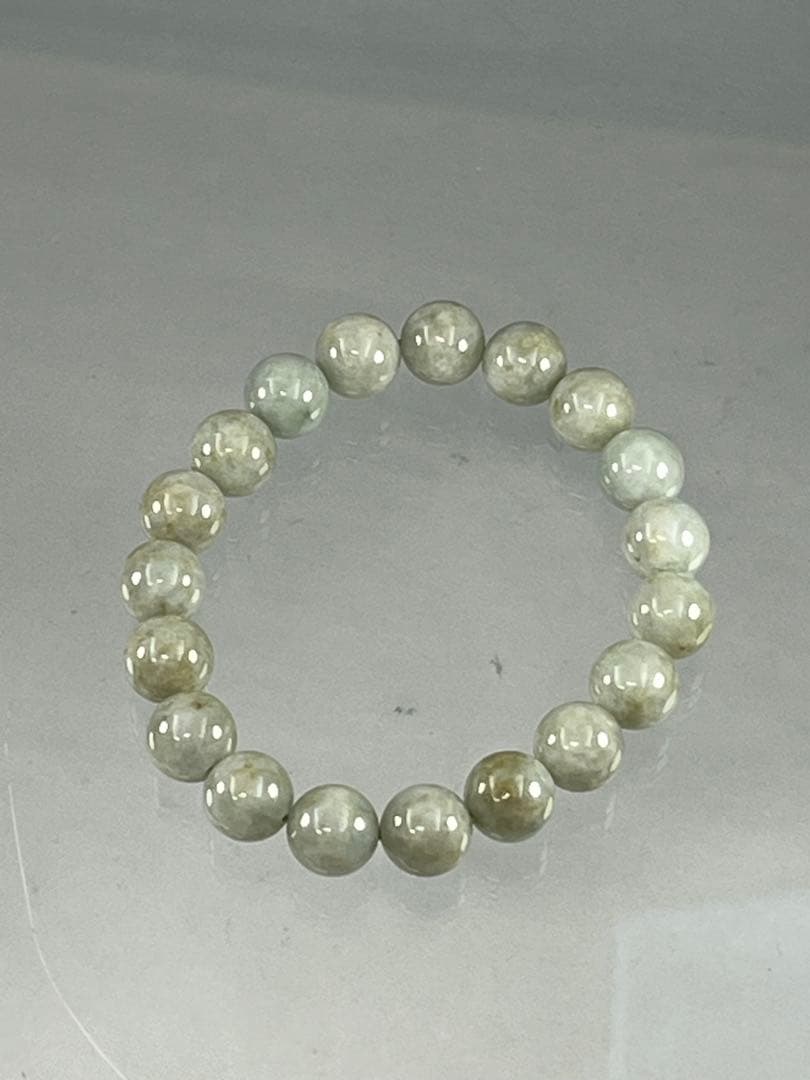 BRY0547☆翡翠（ミャンマー産）ブレスレット☆高品質天然石　美品