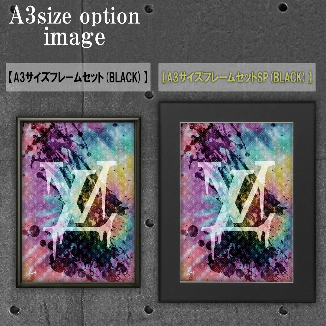 LOUIS VUITTON type☆アートインテリアポスター＃220★葛飾北斎