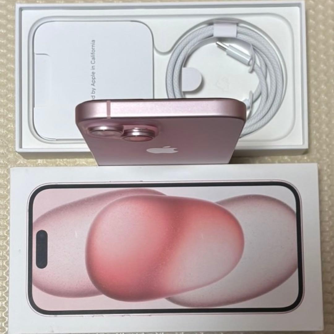iPhone15 128GB SIMフリー 本体 ピンク