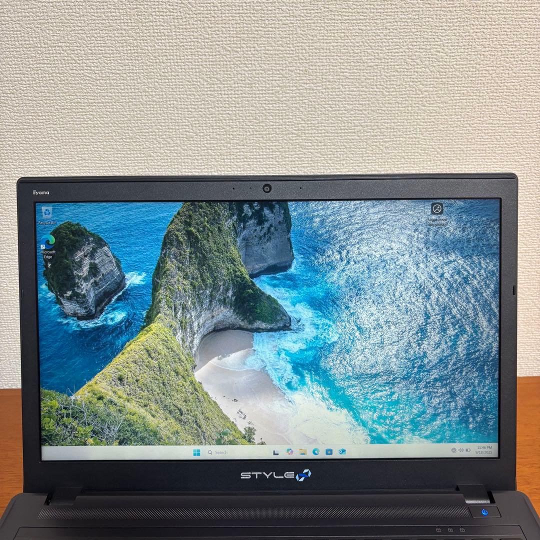 IIYAMA ノートパソコンi7第6世代466GB 4GB Win11