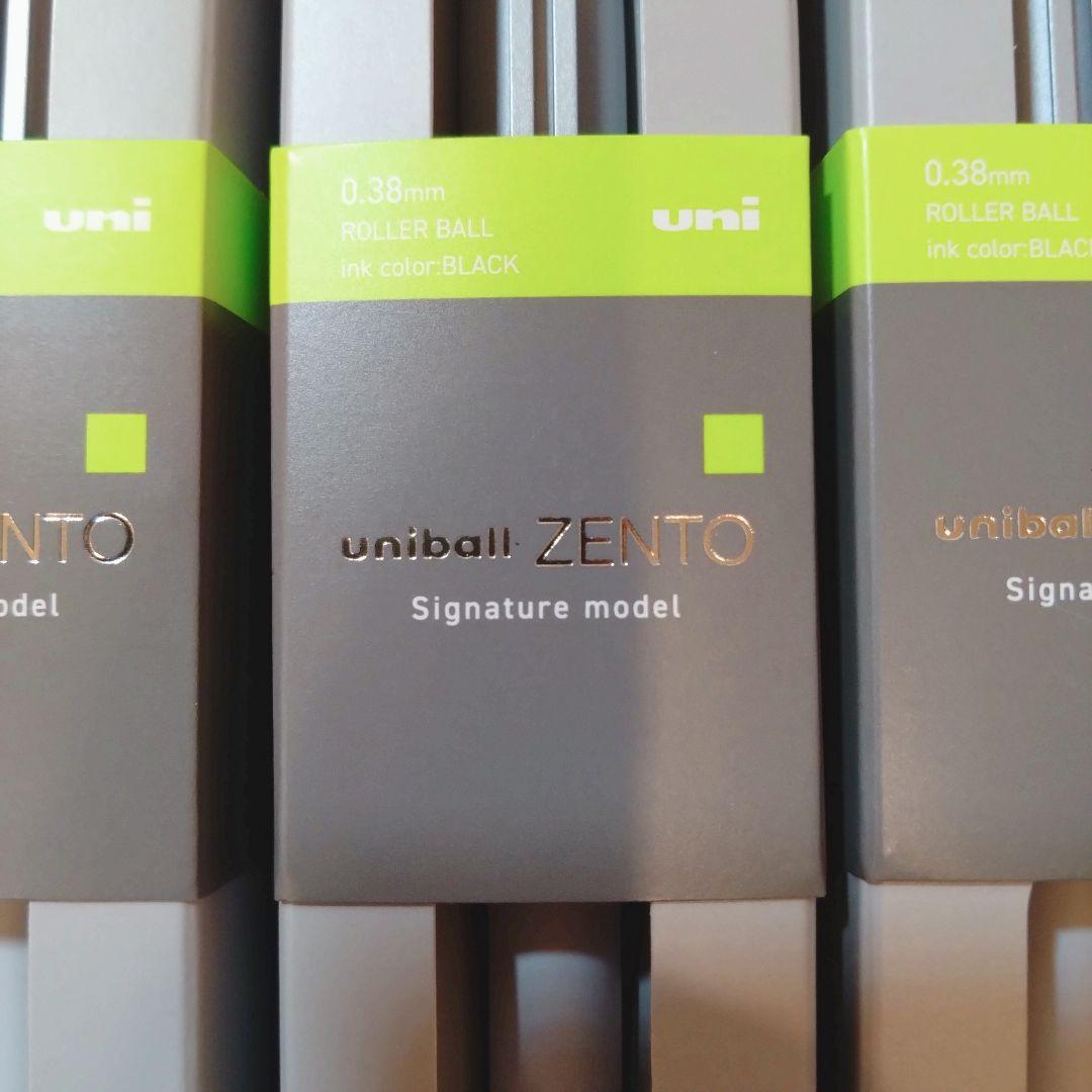 【新品】 uniball ZENTO シグニチャーモデル 7本セット 0.38
