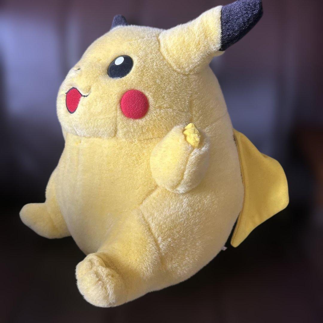 TOMY 等身大 ピカチュウ ぬいぐるみ 当時物 スマイル バンザイ