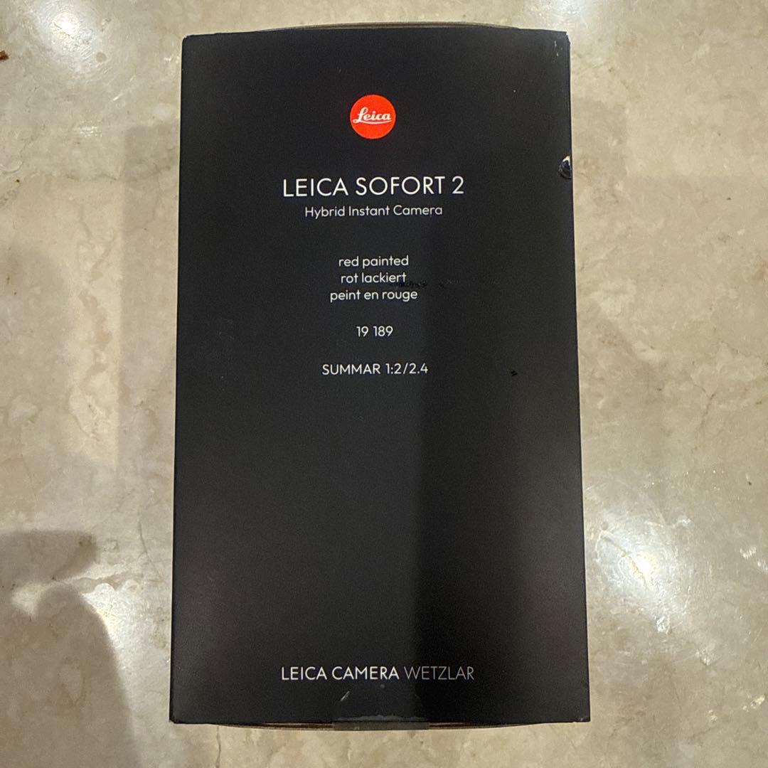 【未開封】LEICA SOFORT 2 デジタル＆インスタントカメラ レッド
