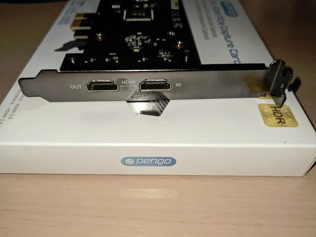 4Kキャプチャーカード Pengo ペンゴ 4K HDMI PCIe