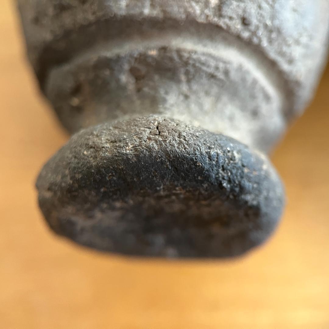 縄文 みみずく土偶 後期〜晩期 伝赤城遺跡出土（埼玉鴻巣周辺）時代箱付
