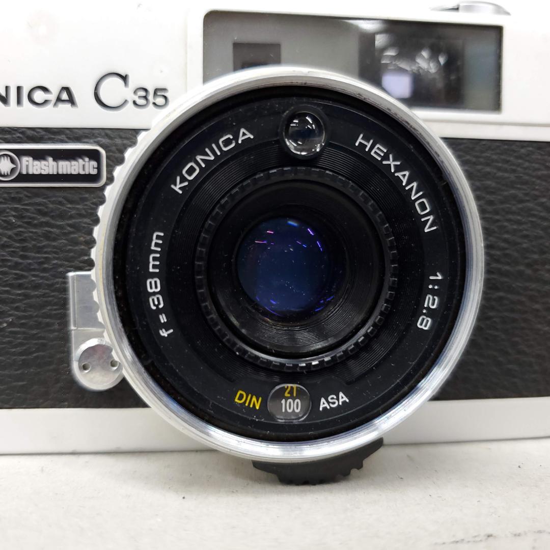 フィルムカメラ KONICA C35 Flash matic G1114-361-21v