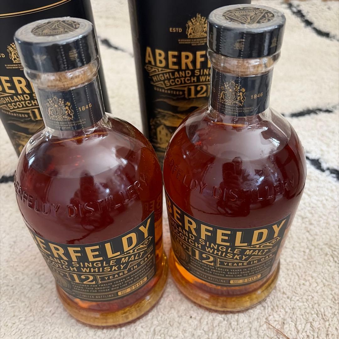 Aberfeldy 12年 ウイスキー 750ml 2本セット(難あり)