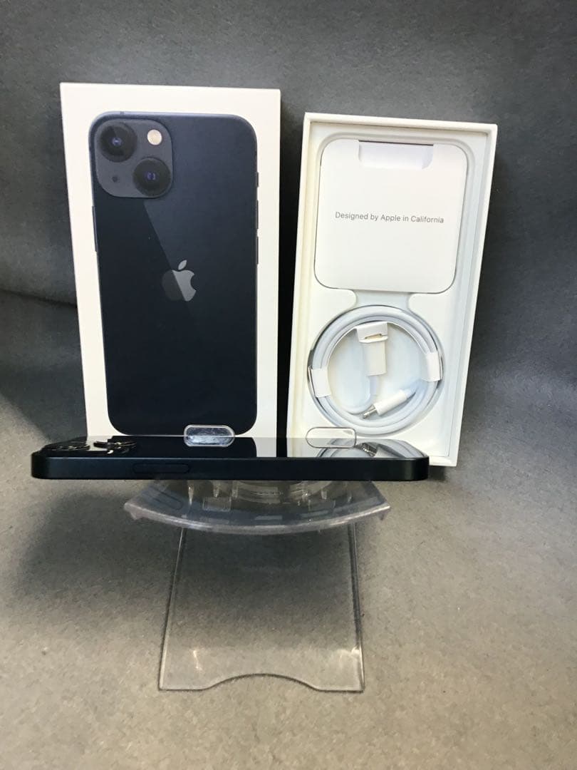 美品　国内版 SIMフリー iPhone13mini 128GB ミッドナイト色