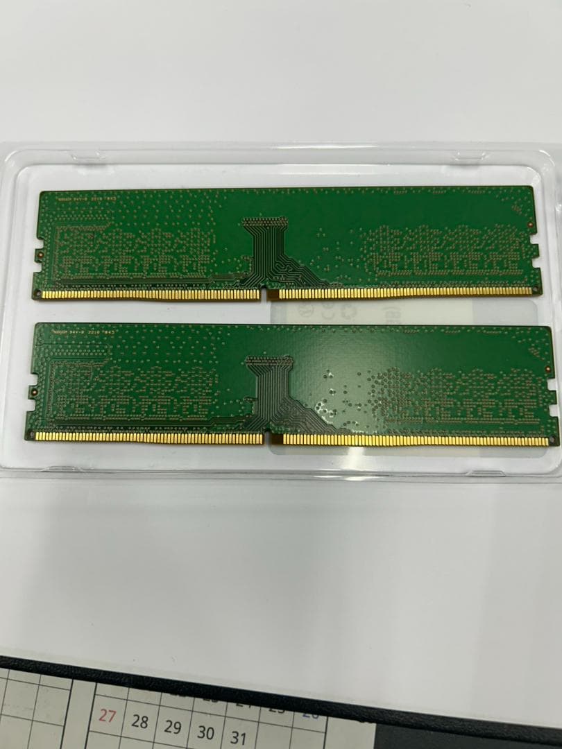 Samsung 8GB DDR4 2枚セット M378A1K43EB2-CWE