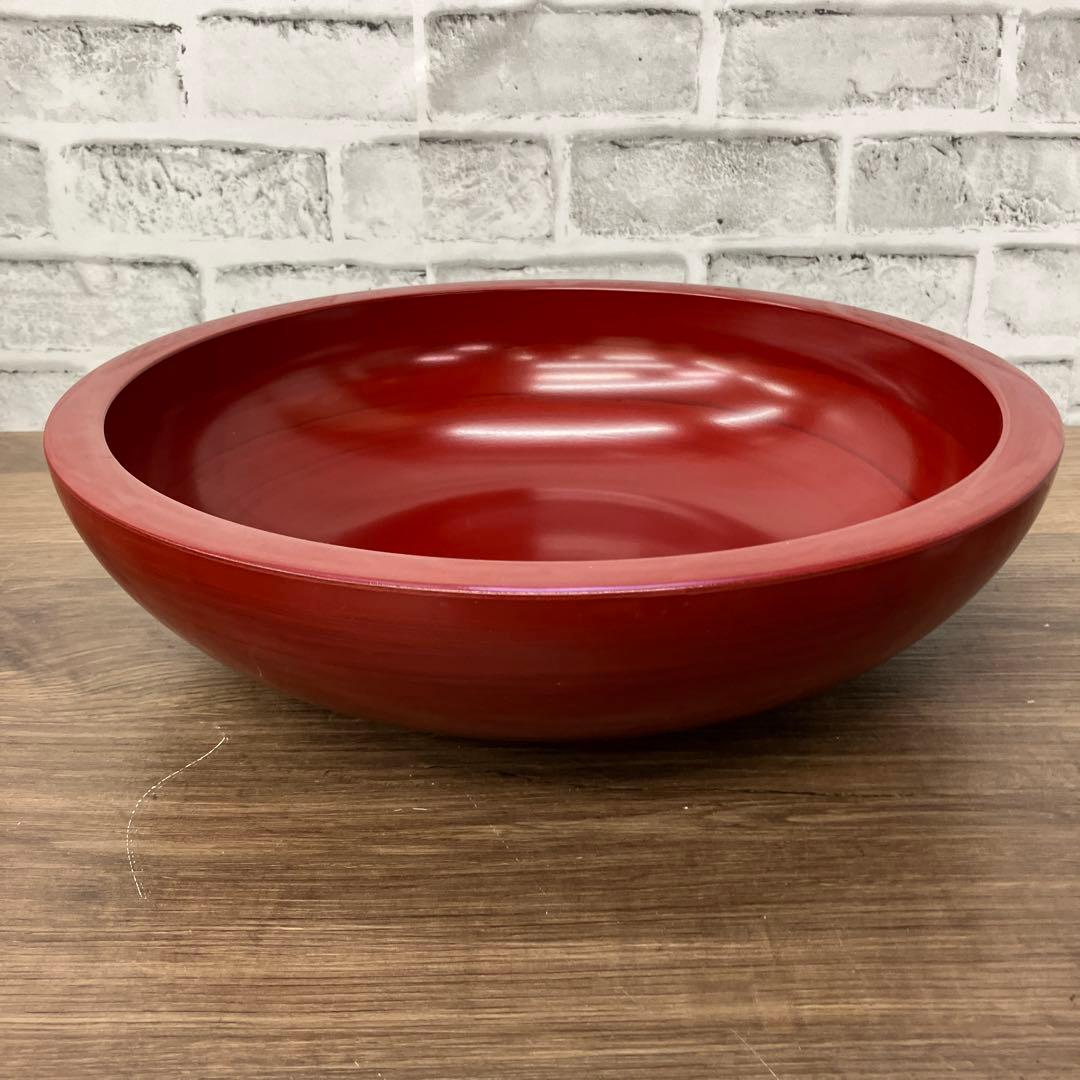E-2 加賀山中 漆器 桂寛 菓子鉢 漆塗り 朱塗り 伝統工芸品 菓子器