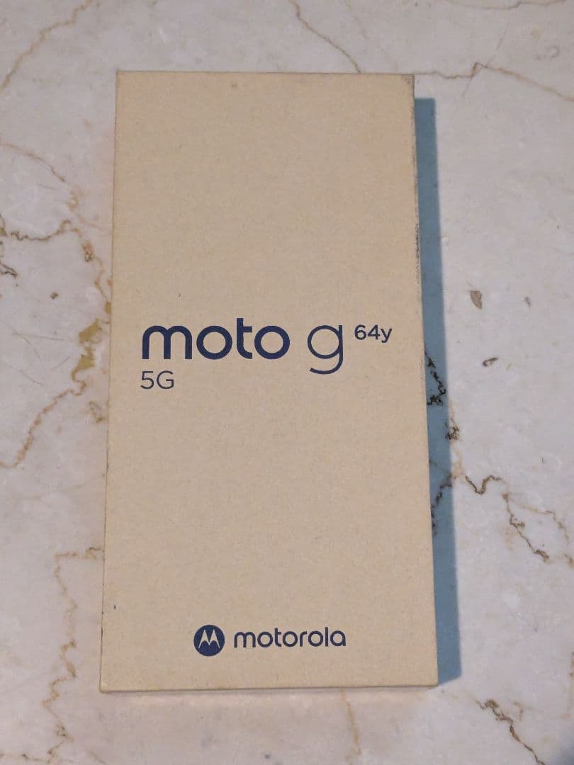 SIMフリー モトローラmoto g64y 5G シルバーブルー スマートフォン