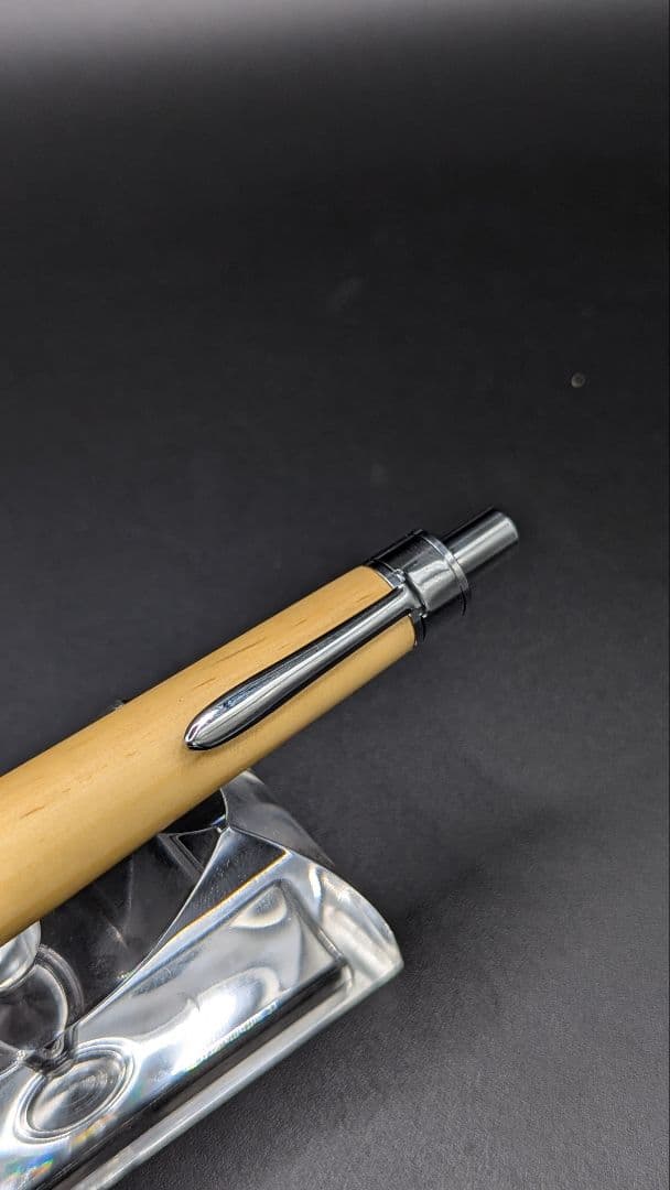 305ペン工房翌檜　御蔵島柘植　黄楊　木軸シャーペン　ボールペン