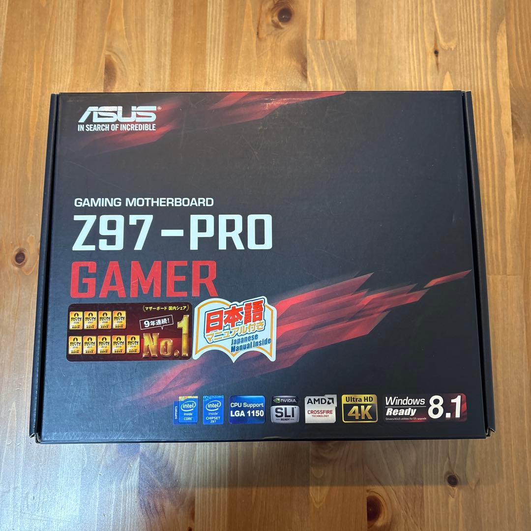 マザーボード Intel Core i7-4790K + ASUS Z97-PRO GAMER