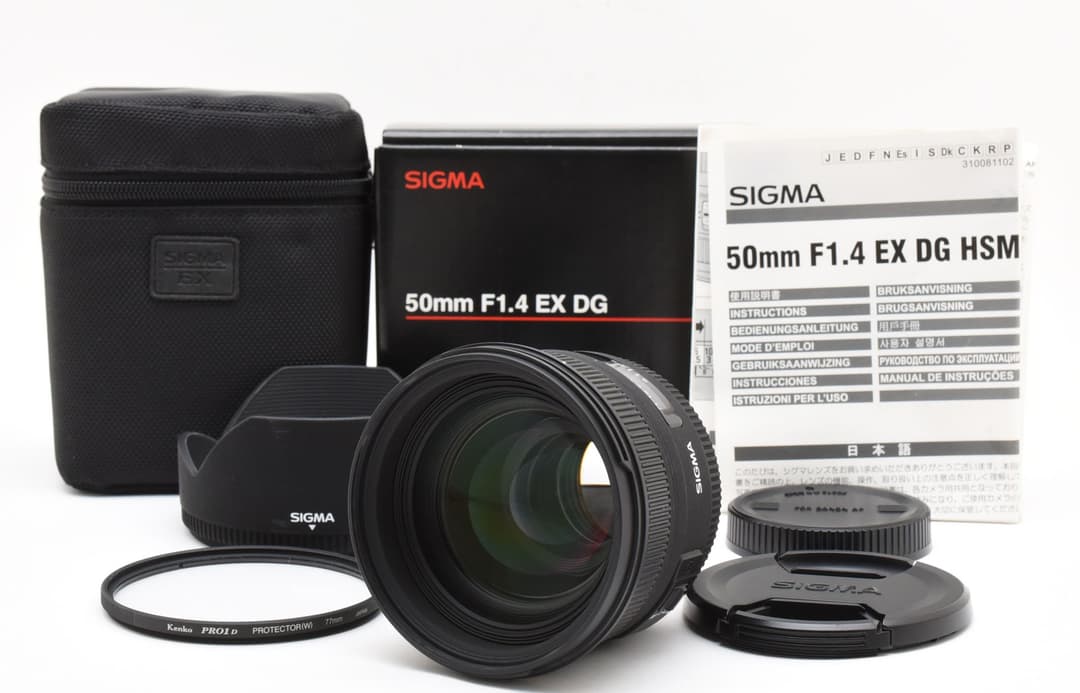 美品 Sigma 50mm F1.4 EX DG HSM Canon #8447
