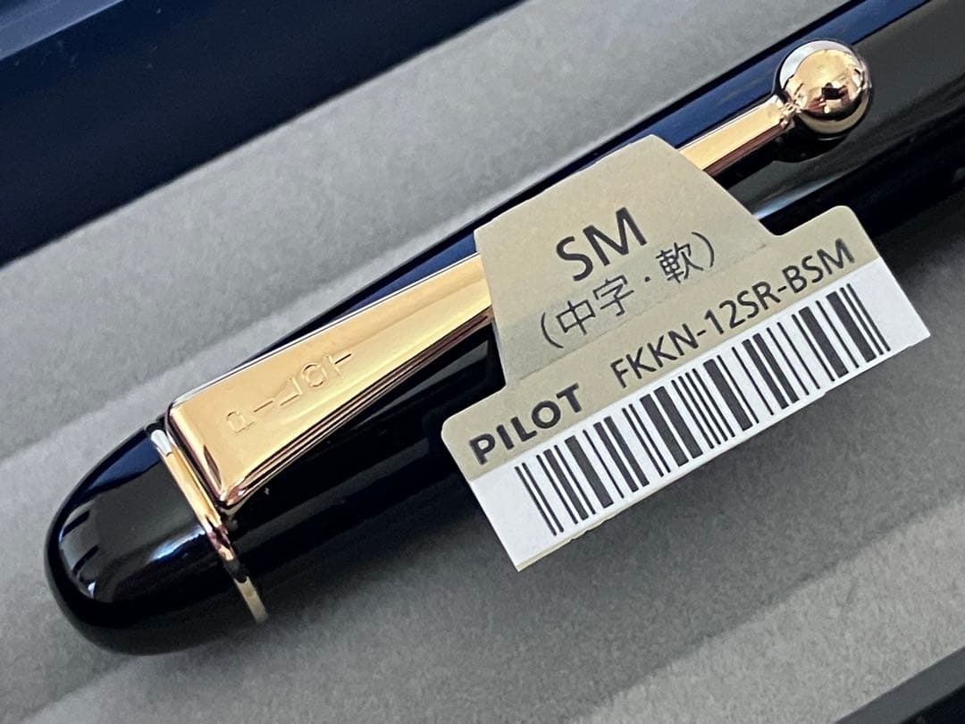 【新品】PILOT 万年筆 カスタム74FKK-12SR-BSM 中字 ブラック