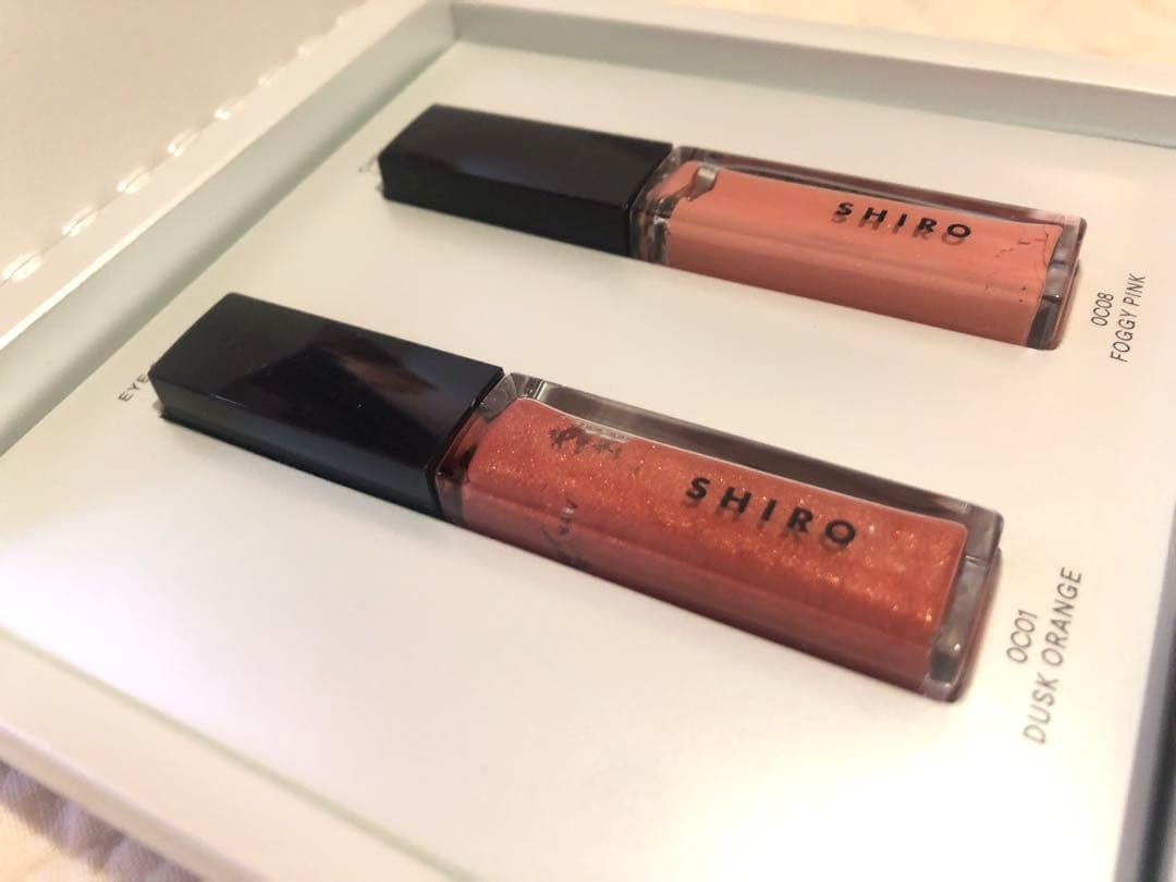 【非売品】shiro シロ 2点セット カレンデュラアイシャドウリキッド チーク