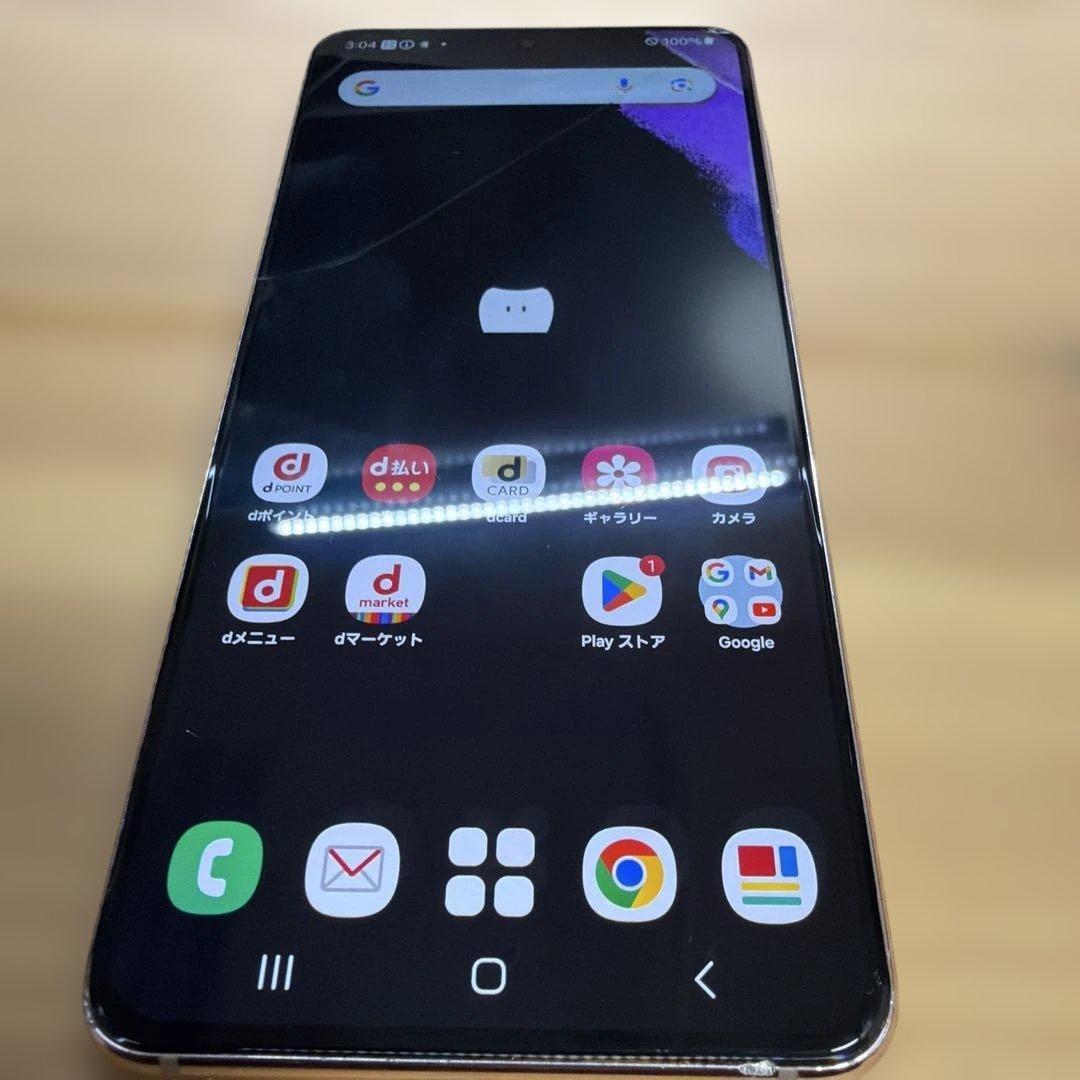 GalaxyS21　SC-51B　docomo ギャラクシー　画面割れあり
