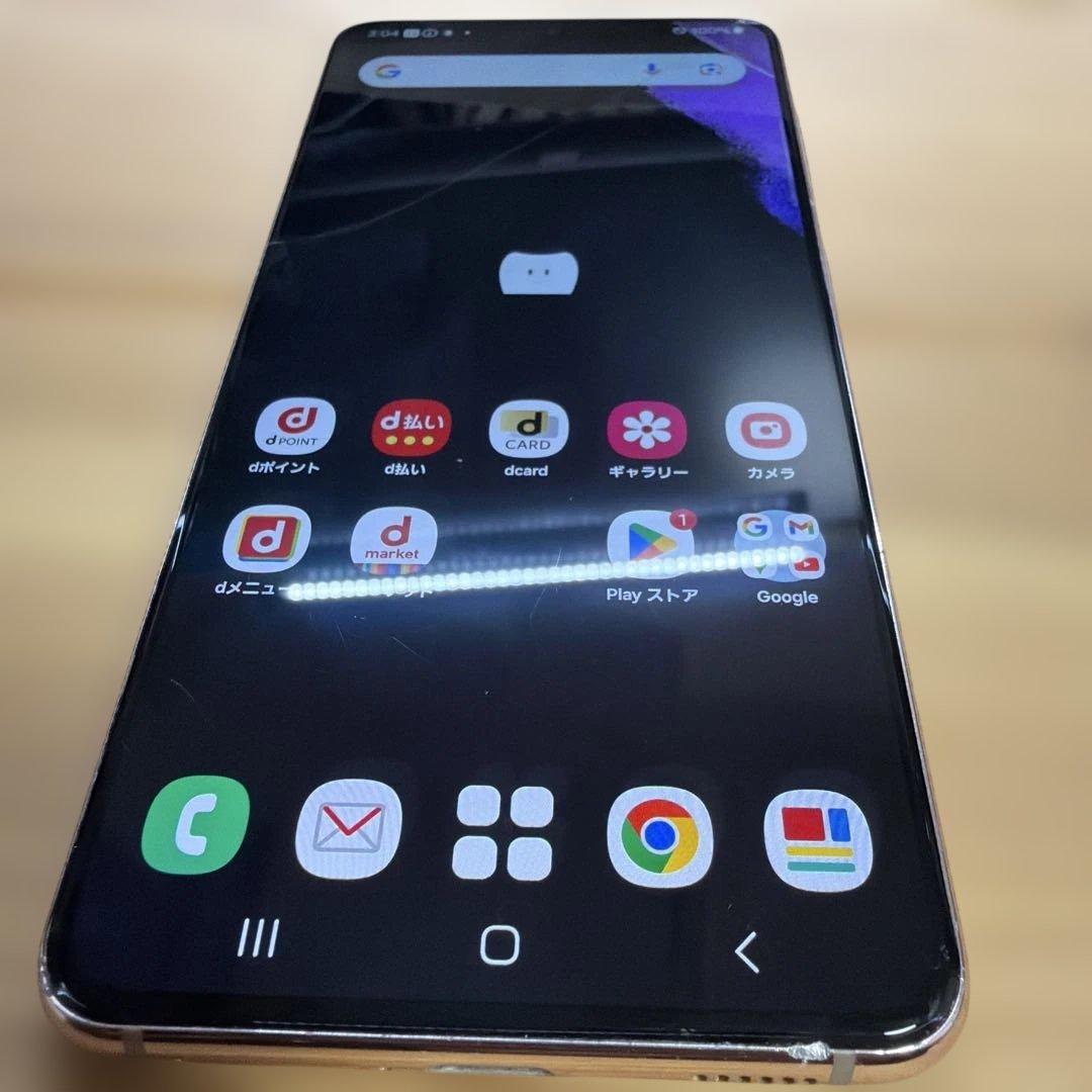 GalaxyS21　SC-51B　docomo ギャラクシー　画面割れあり