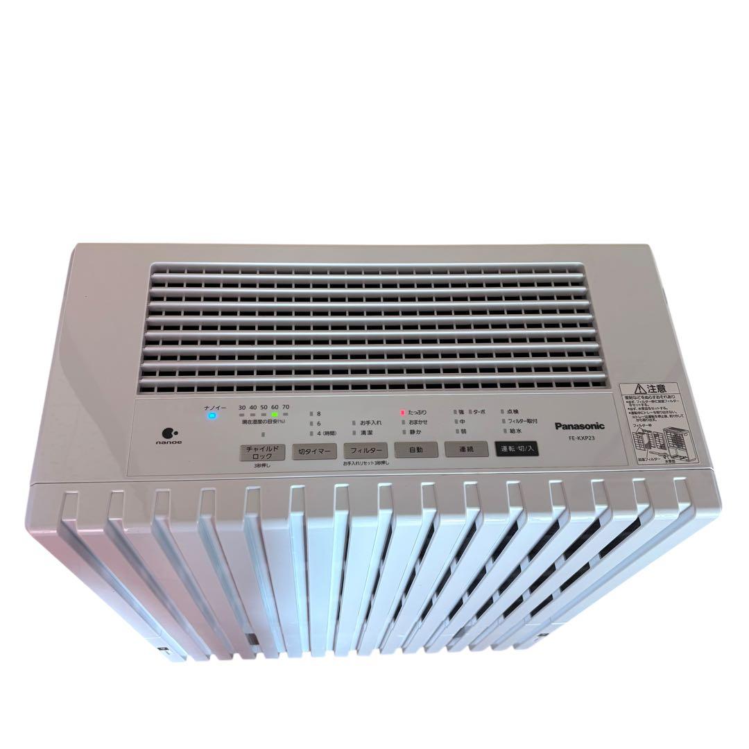 動作確認済 Panasonic FE-KXP23 気化式加湿機 ナノイー