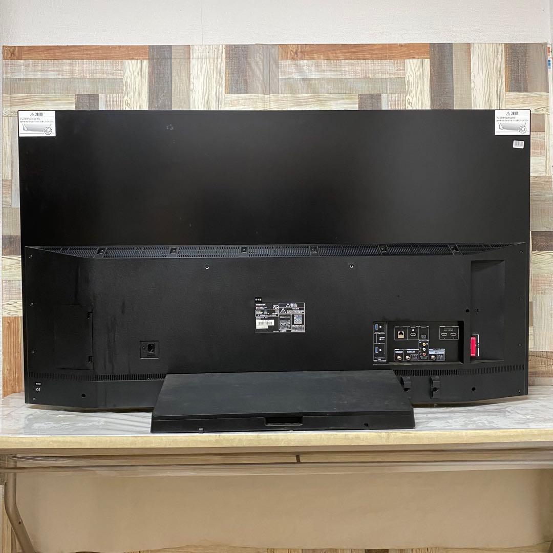 全国送料込❣️東芝有機ELテレビ REGZAレグザ65型動画アプリ。タイムシフト