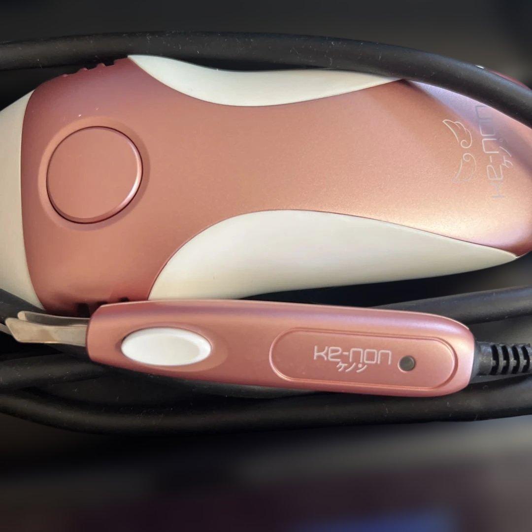 【ほぼ未使用】ケノン脱毛器ver8.5 美顔カートリッジ、眉毛脱毛器（本体内蔵）