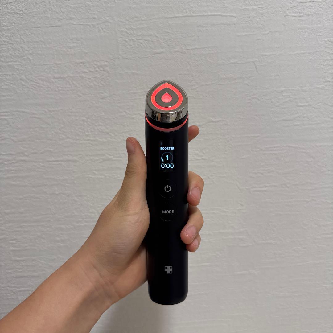 メディキューブブラック美顔器 デジタルディスプレイ