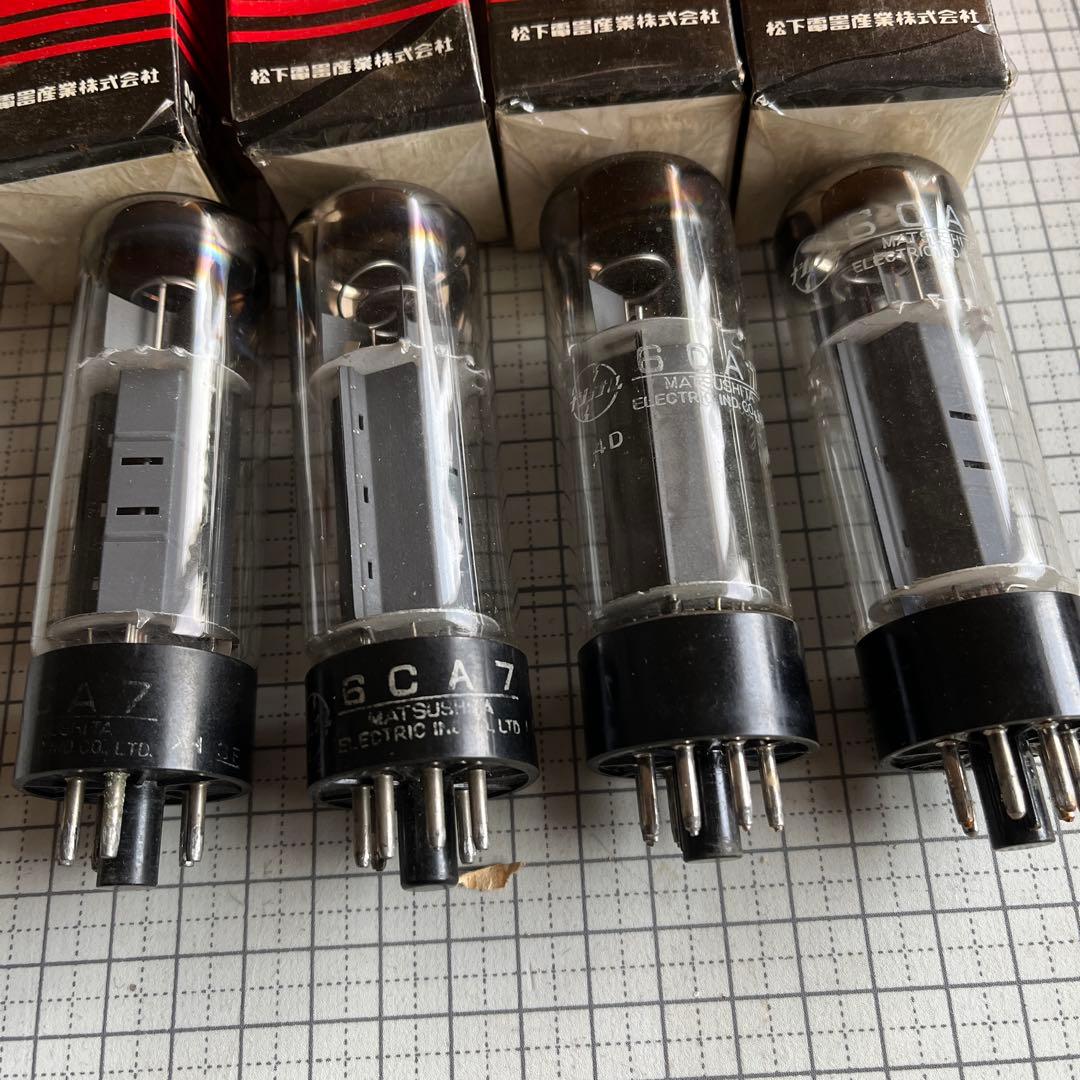 松下電器　6CA7 真空管 4本セット