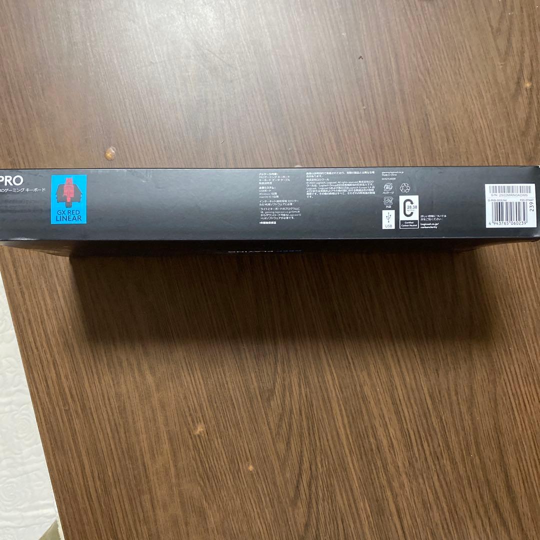 未開封　Logicool G PRO G-PKB-002LN 赤軸