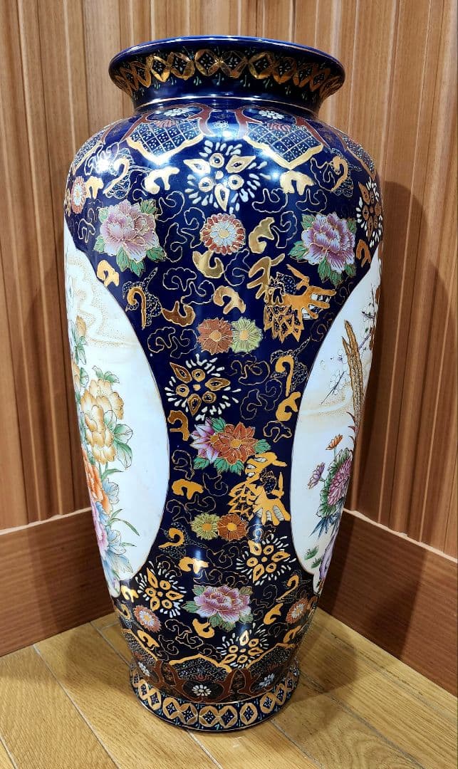 特大 61cm有田焼 壺 ビンテージ 金彩 陶器 花瓶