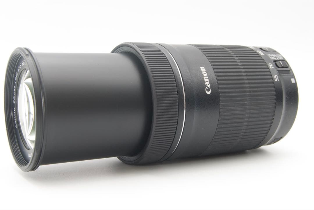 美品❣️Canon 55-250mm IS STM 手ぶれ補正　一眼レフカメラ