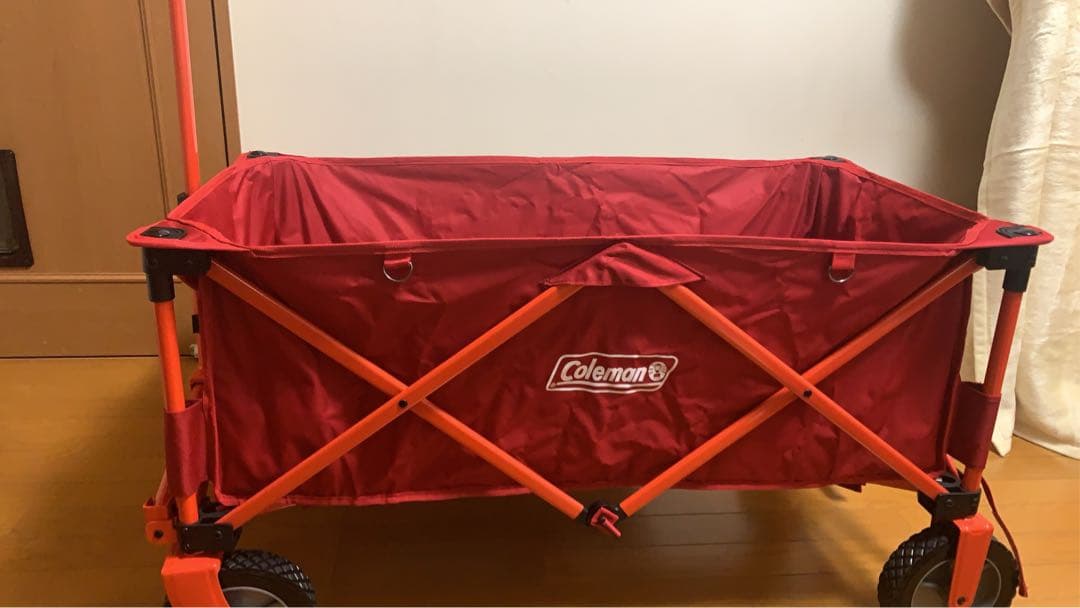 Coleman コールマン キャリーカート アウトドアワゴン　レッド　赤色