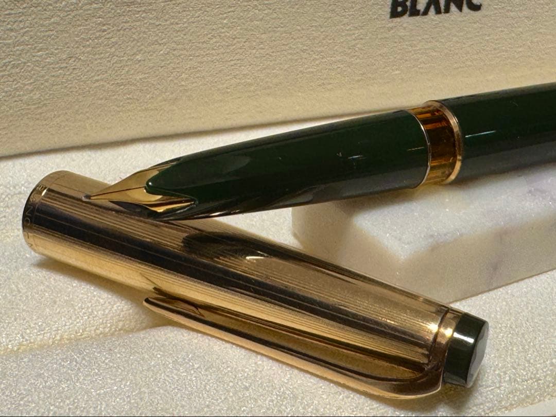 【極美品】モンブランNO72 万年筆 グリーン軸