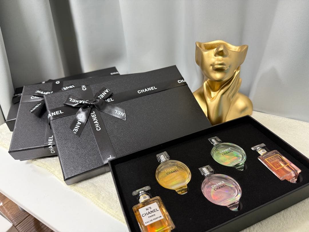 シャネル 香水 5本セット ギフトボックス入り