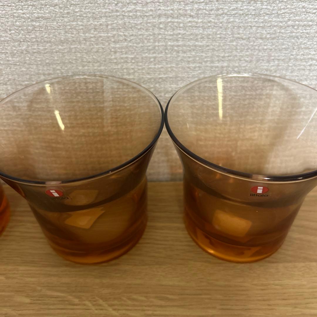イッタラ　アルヴァ・アアルト グラス 280ml リオ ブラウンペア scope