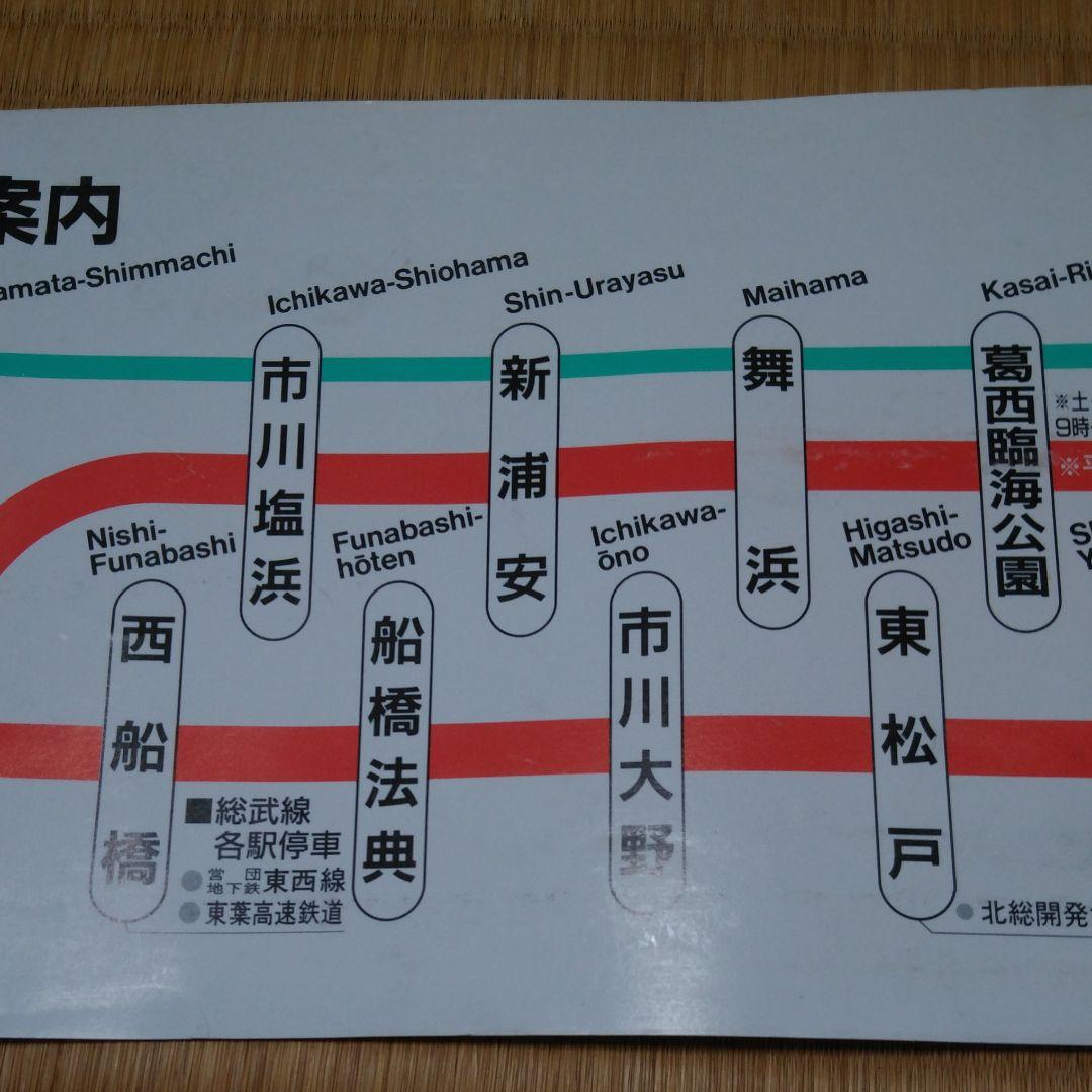 武蔵野線停車駅の案内版