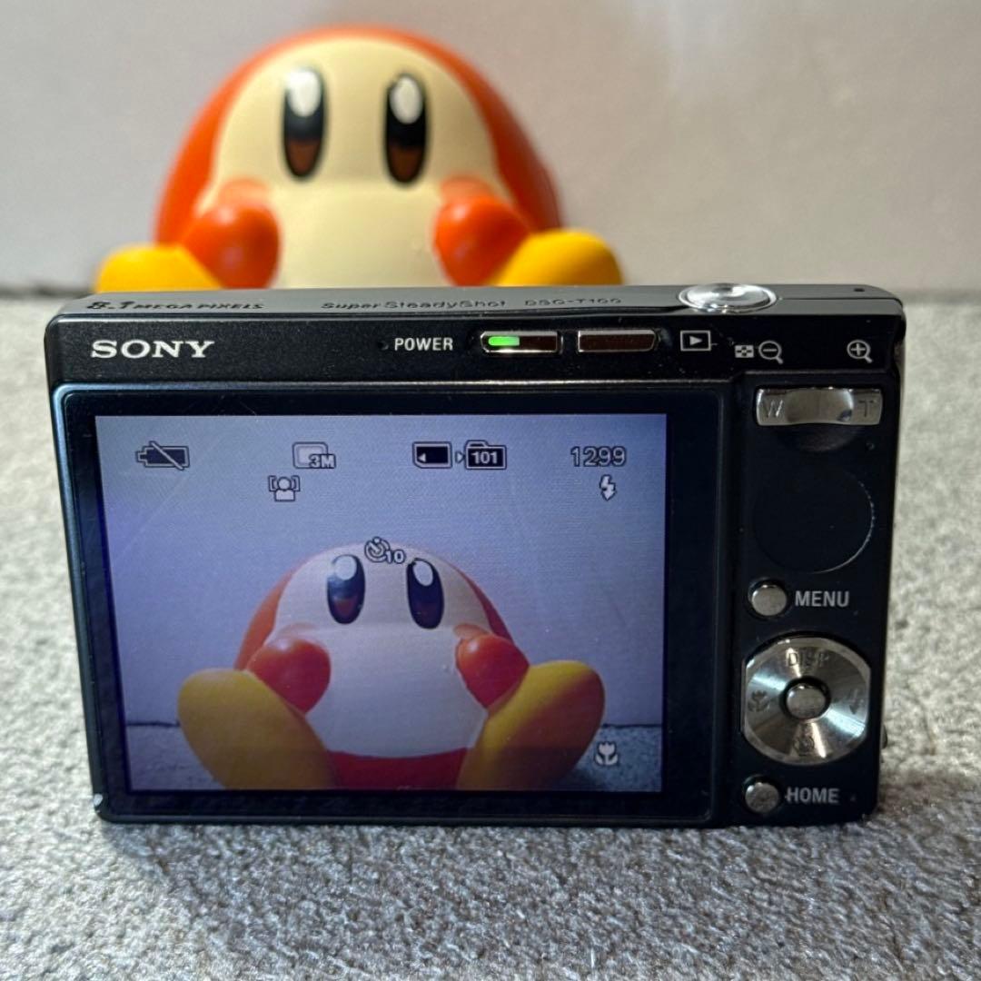 ☆動作OK デジカメ SONY DSC-T100 バッテリー付き