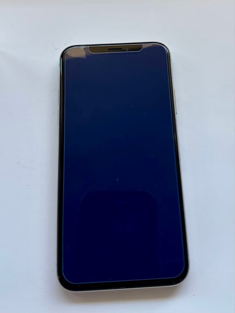 iPhone X 256GB SIMフリー 付属品あり　画面ヒビあり