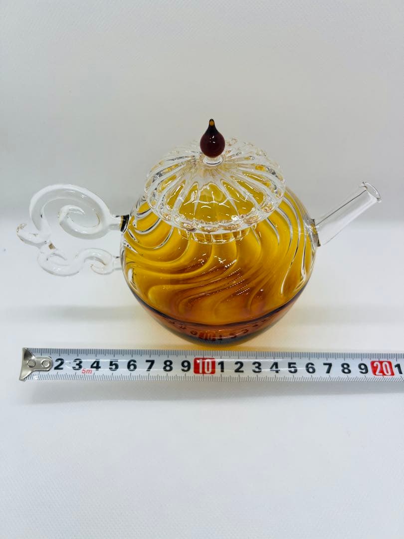 glass atelier えむに　ティーポット