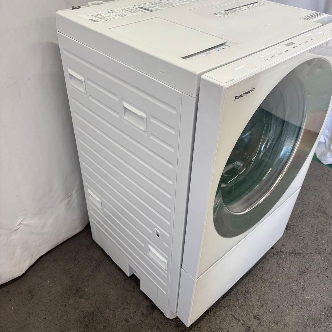 261⭕️ドラム式洗濯機　パナソニック　乾燥　10キロ　安い　綺麗　設置無料　左開