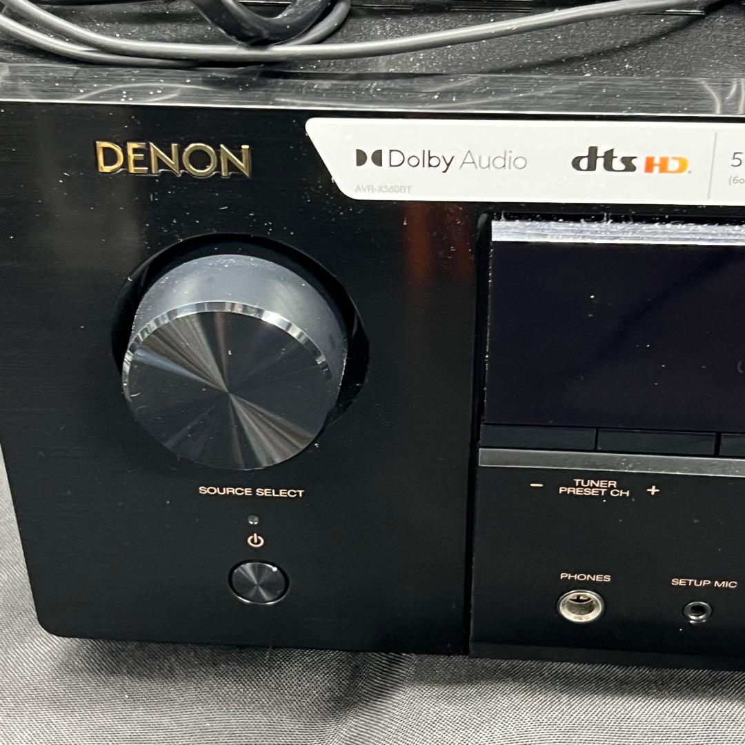 A4【used】DENON AVサラウンドレシーバー　AVR-X580ВТ