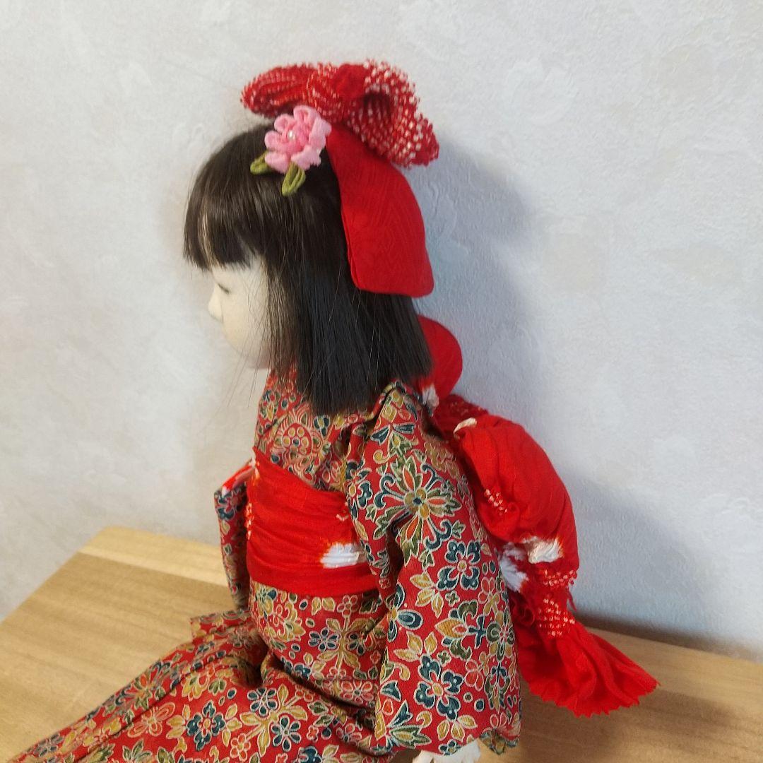 市松人形 抱き人形 創作人形 布貼りハンドメイド